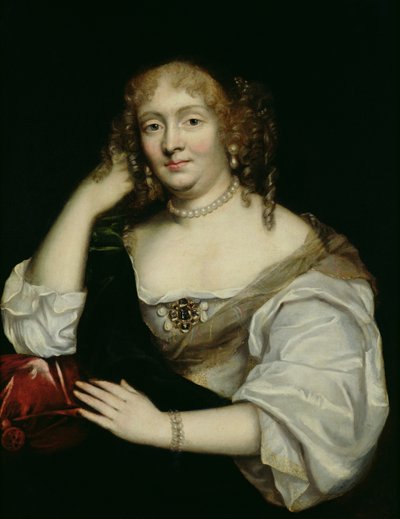 Portrait of Marie de Rabutin-Chantal, Marquise de Sevigne by French School